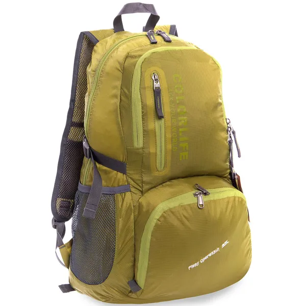 Рюкзак спортивний COLOR LIFE 1554 25 л Салатовий