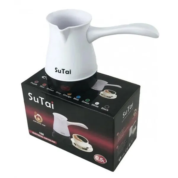 Електрична турка (кавоварка) SuTai ST-01 (0,4 л) 800 Вт чорна