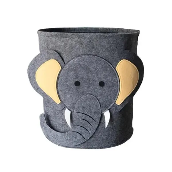 Кошик для зберігання білизни/одягу/іграшок HOME R101218 30х30 см Сірий