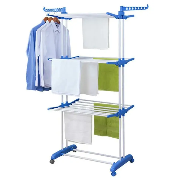Багатоярусна сушарка для білизни до 50 кг Garment Rack With Wheels (17