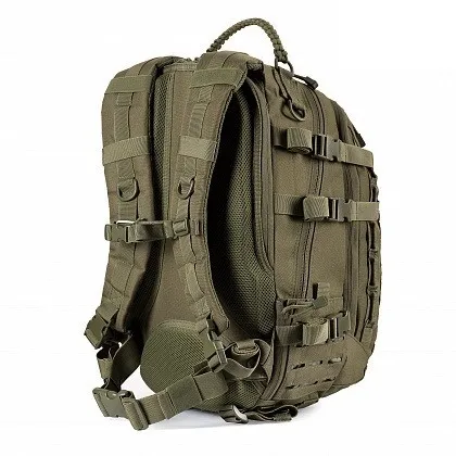 рюкзак 25 л M-Tac Mission Pack Laser Cut Olive з місцем для гідратора та D-кільцях на плечах — фото 2
