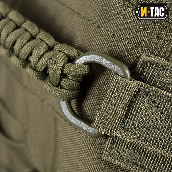 рюкзак 25 л M-Tac Mission Pack Laser Cut Olive з місцем для гідратора та D-кільцях на плечах — фото 4