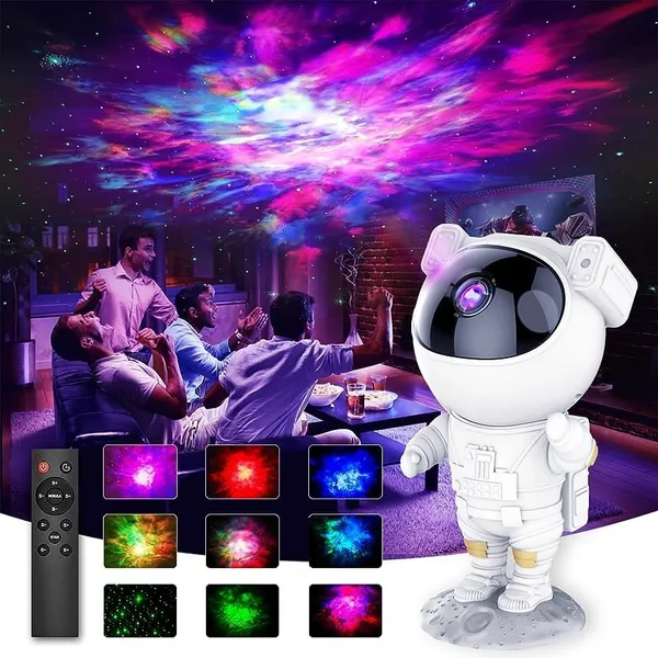 Дитячий нічник/проектор зоряного неба Астронавт Sky Star Astronaut Lamp — фото 2
