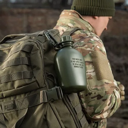 Фляга пластикова для води M-Tac 1 л. Олива — фото 2