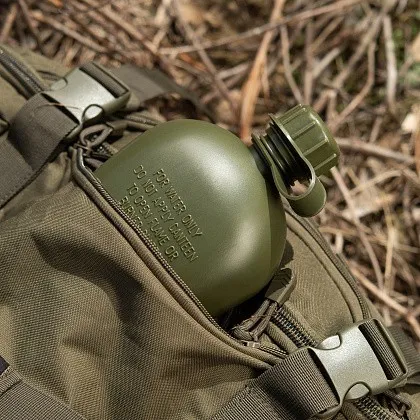 Фляга пластикова для води M-Tac 1 л. Олива — фото 6