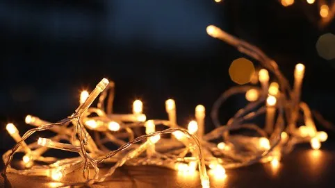Гірлянда на батарейках 30 LED діодів - довжина 3 м. Колір - Теплий білий (1103-07) — фото 3
