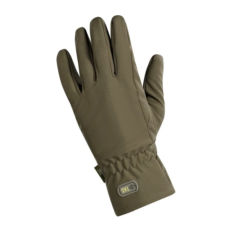 Зимові сенсорні рукавички M-Tac Soft Shell Olive Розмір M (90010001) — фото 3