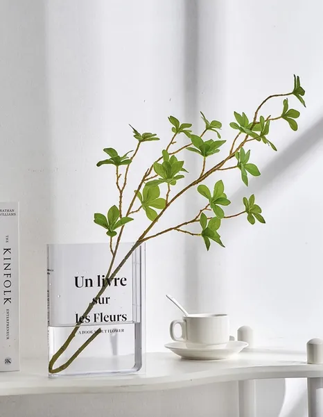 Ваза книга для квітів прозора з акрилу "Un livre sur les Fleurs" — фото 4