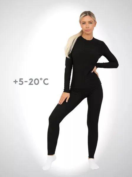 Комплект жіночої термобілизни на флісі (кофта+лосини) р. 3XL (50-52) Ч