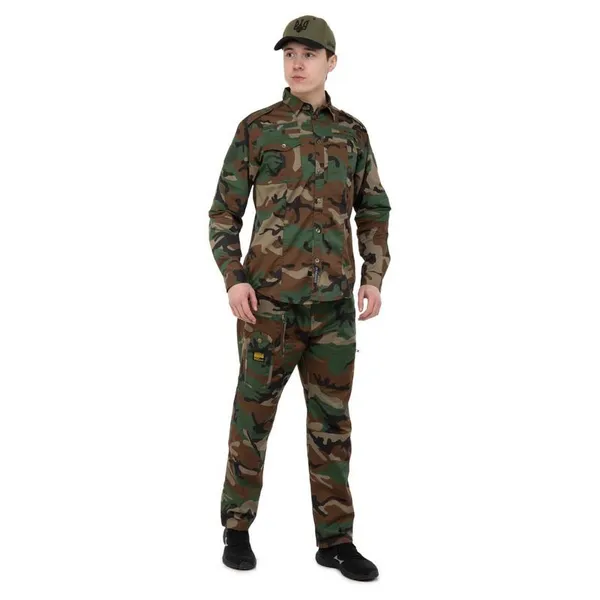 Костюм (сорочка та штани) Military Rangers ZK-SU1127 2XL Камуфляж Woodland — фото 2