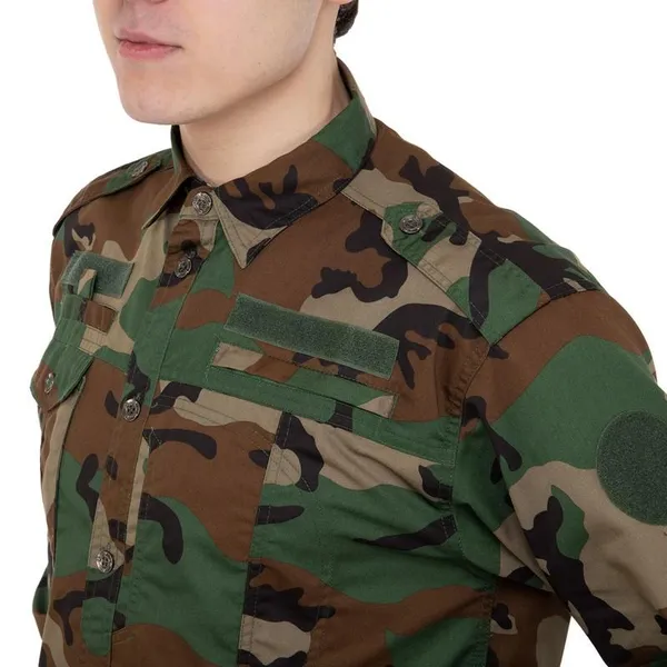 Костюм (сорочка та штани) Military Rangers ZK-SU1127 2XL Камуфляж Woodland — фото 6