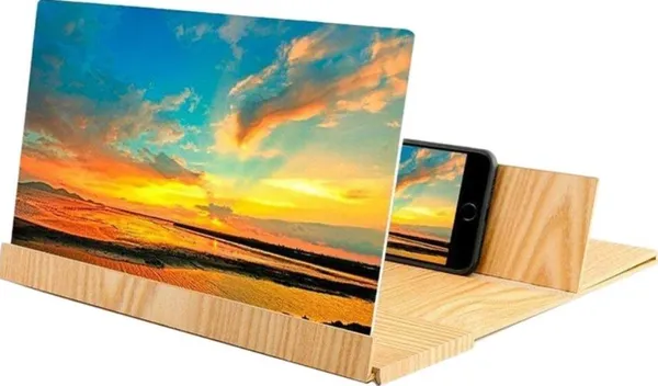 3D-збільшувач екрану телефону Enlarged Screen Magnifier (Світле дерево
