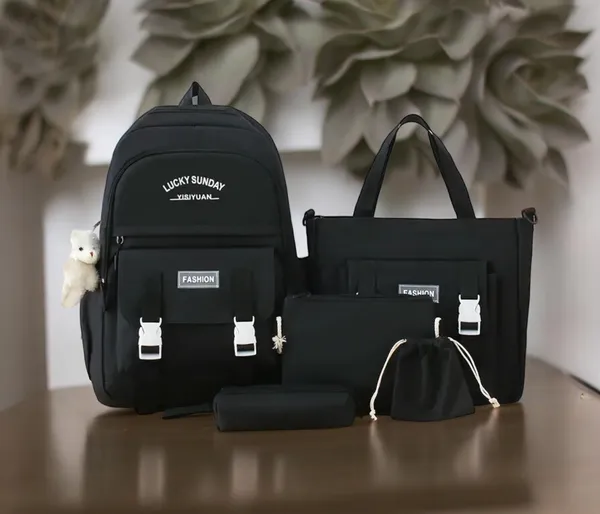 Рюкзак 5 в 1 шкільний для дівчинки Lucky Sunday Fashion (набір: рюкзак