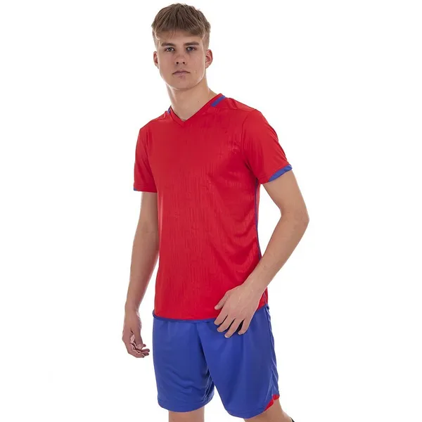 Форма футбольная комплект футболка и шорты Lingo LD-5025 2XL красный-синий — фото 4