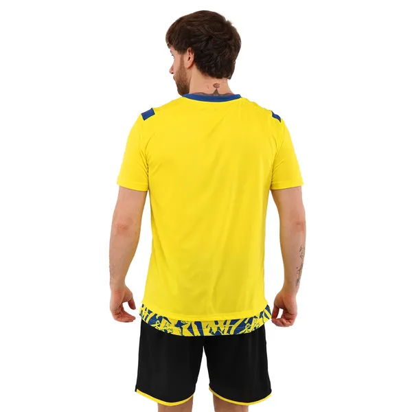Форма футбольна комплект футболка та шорти SP-Sport Twoness CO-5020 2XL жовтий-чорний — фото 3