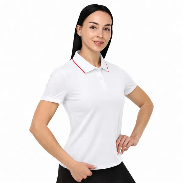 Футболка поло жіноча Lingo LD-7316W XL Білий