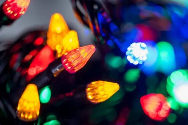 Гірлянда на 28 м., 424 LED діодів, дріт гнучкий чорний, свічення Різнокольорове (8 режимів) від 220В (світлодіодна LED на ялинку, штору, вікно, стіну) — фото 2