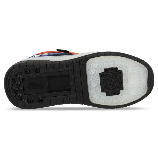 Роликові кросівки з підсвічуванням LED на двох колесах SP-Sport OB-3419 розмір 32 чорний-темно-синій — фото 4