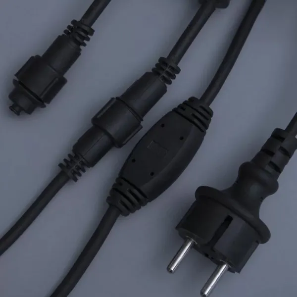 Гірлянда Вулична Нитка 7.2 м LED 100 Теплий Білий провід 1-32 — фото 5