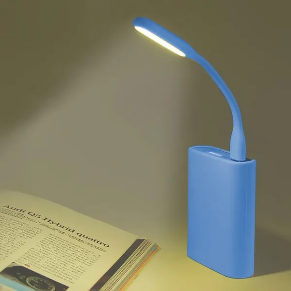 Портативний гнучкий usb світильник USB Led Light (з трьома лампочками) — фото 2