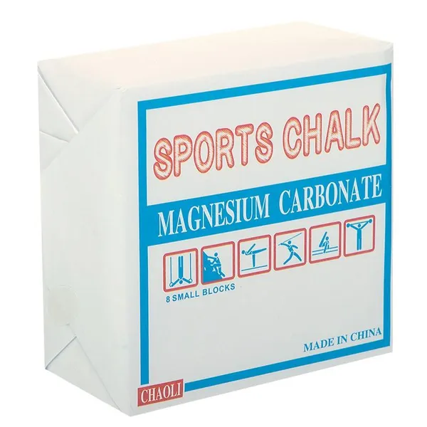 Тальк гімнастичний Магнезія в брикетах для спорту GYM CHALK SP-Sport C-0027 білий — фото 2