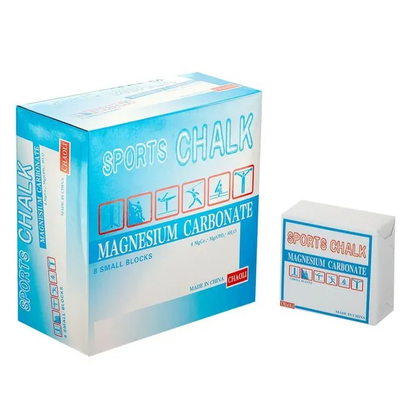 Тальк гімнастичний Магнезія в брикетах для спорту GYM CHALK SP-Sport C-0027 білий — фото 4