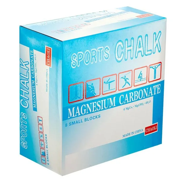 Тальк гімнастичний Магнезія в брикетах для спорту GYM CHALK SP-Sport C-0027 білий — фото 5