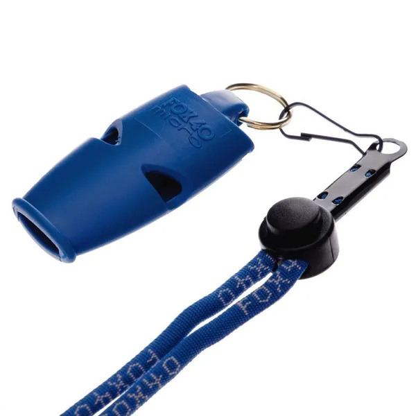 Свисток судейский пластиковый WHISTLE MICRO SAFETY FOX40-9513 Синий — фото 2
