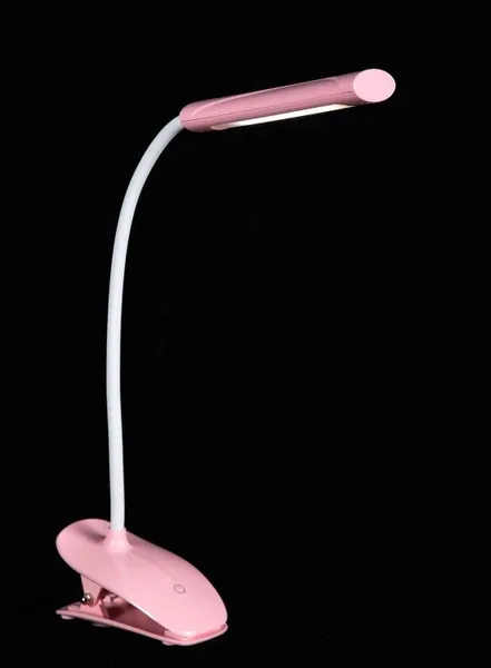 USB-лампа на прищіпці сенсорна 18003 Рожева (Pink) (настільна лампа дл