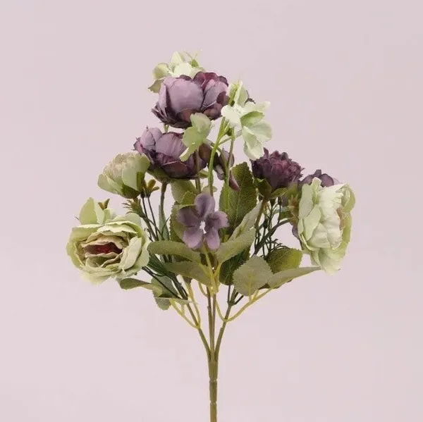 Букет Flora Піонів Зелено-фіолетовий (72985)