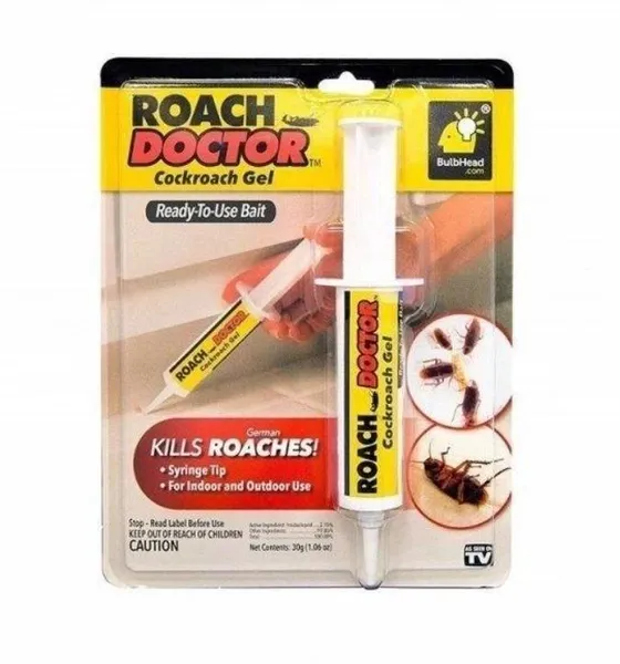 Гель від тарганів та комах Roach doctor Cockroach Gel засіб шприц