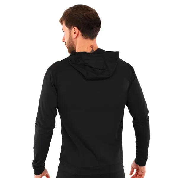 Кофта спортивна на блискавці з капюшоном JASON L-28 2XL Чорний — фото 6