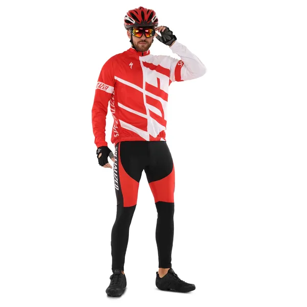 Велоформа довгий рукав SPOINT SPECIALIZED Y-5 XL Червоний/Чорний/Білий — фото 2