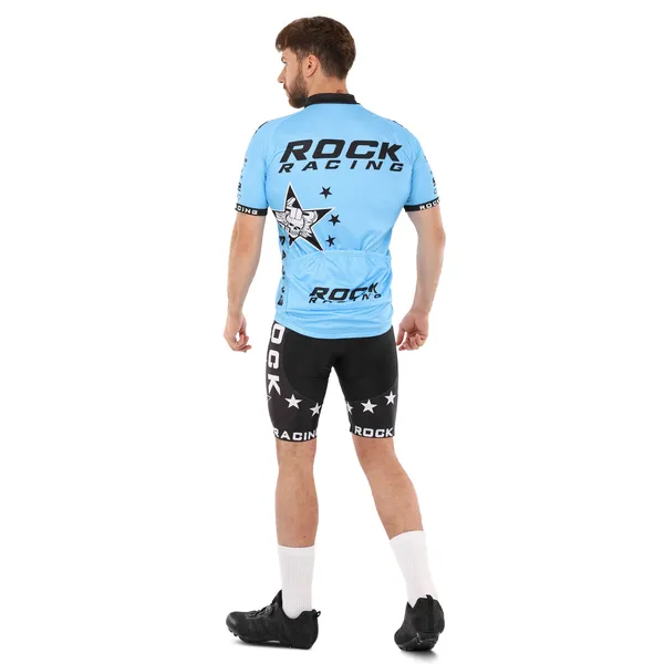 Велоформа короткий рукав SPOINT ROCK RACING MS-6818-BL XL Голубой/Черный — фото 4