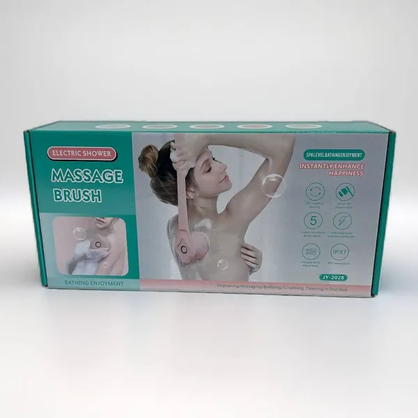 Електрична масажна щітка для тіла Cleaning brush N707 Бірюзовий — фото 2