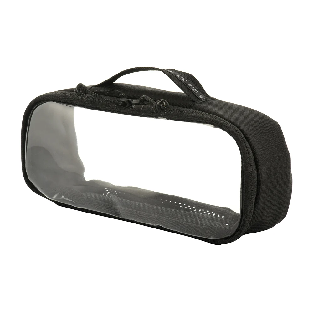 Органайзер M-Tac универсальный прозорий Elite Medium (26х11 см) Black (10147002-