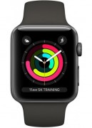Apple Watch Series 3 38mm GPS Space Gray Aluminum Case with Gray Sport Band (MTF02)