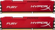 Kingston HyperX Fury Red 8GB [2x4GB 1866MHz DDR3] (HX318C10FRK2/8)