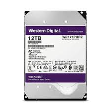 Western Digital 12TB 7200rpm 256MB PURPLE AllFrame AI (WD121PURZ)