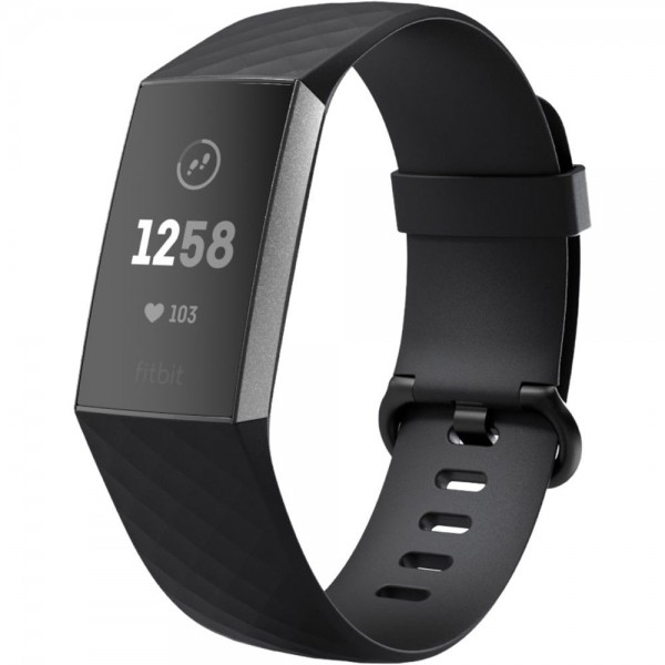 Fitbit Charge 3 Black/Graphite (FB409GMBK)
