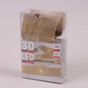 Подсветка LED Мешковина теплый свет 30 светодиодов 3 м 45039