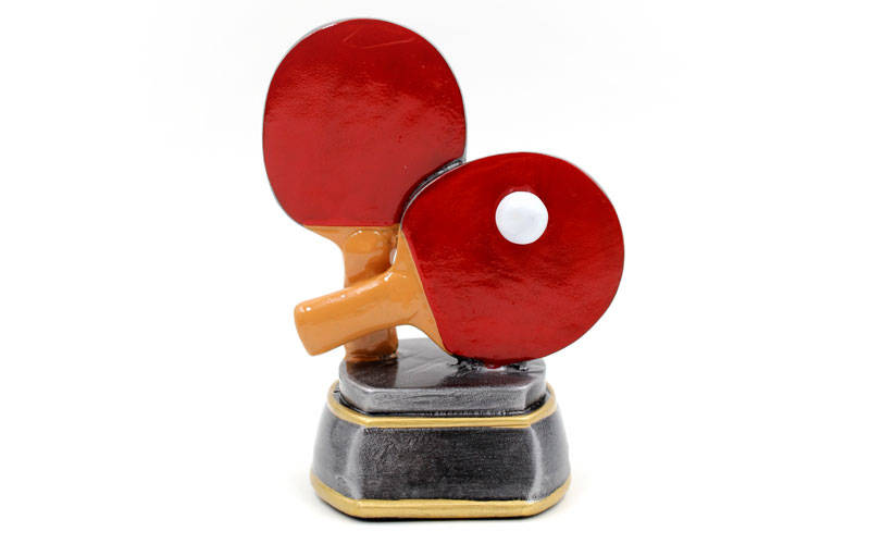 Фігурка нагородна спортивна Пінг-понг Ракетки для пінг-понгу C-2478-C8