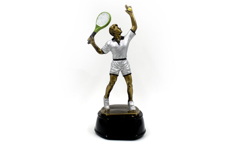 Фигурка наградная спортивная Большой теннис мужской C-2669-B11