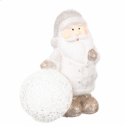 Декор Elso Дед Мороз и снежный ком белый с золотом (002ND)