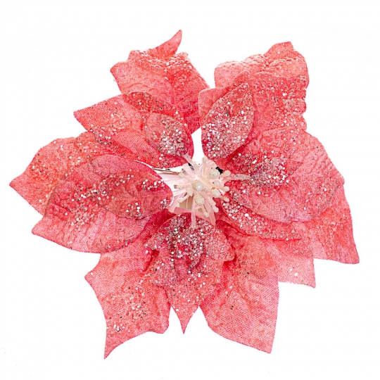 Декор Elso Цветок снежный красный (6008-011)