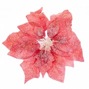 Декор Elso Цветок снежный красный (6008-011)