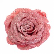 Декор Elso Цветок снежная роза красная (6008-013)