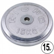 Блины (диски) хромированные d-30мм HIGHQ SPORT ТА-1455 