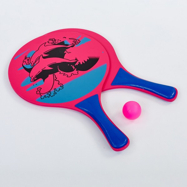 Набір ракетки та м'ячик для пляжного тенісу IG-5505, синій