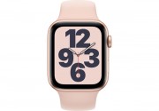 Apple Watch SE GPS 44мм Gold Aluminum Case w. Pink Sand Sport B. (MYDR2)
